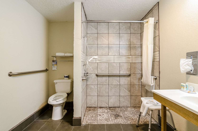 Bathroom 4, Quality Inn South, Sedgwick