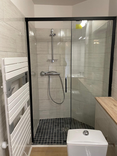 Bathroom 2, Meuble de Tourisme dans parc arbore 1000m2 - Sejour-la-Roche Eperon, Vienne