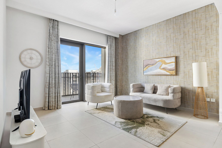 Living area 4, 1BR Creek Beach Access, Dubai