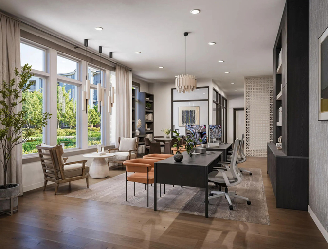 Lobby, Landing Apartments Huntersville - Henderson Circle, Mecklenburg