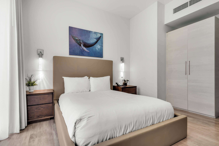 Bedroom 2, Condo Close to the Beach With Rooftop Pool & Gym, Broward