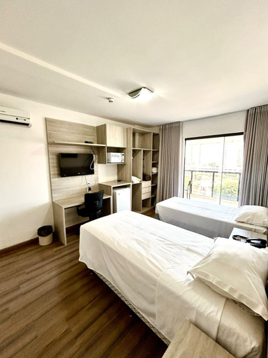 Bedroom 2, Flats em Brasilia no Garvey Park Hotel, Brasília