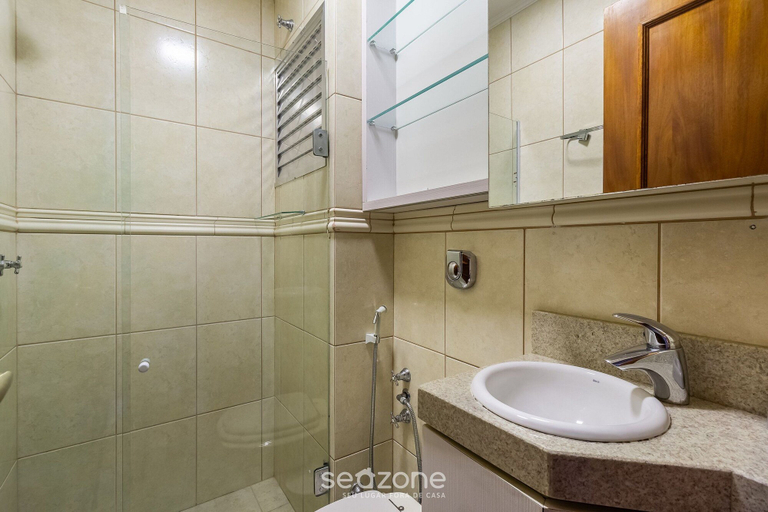 Bathroom, Apt w/ BBQ 1km From Gramado Center Sds104, Gramado