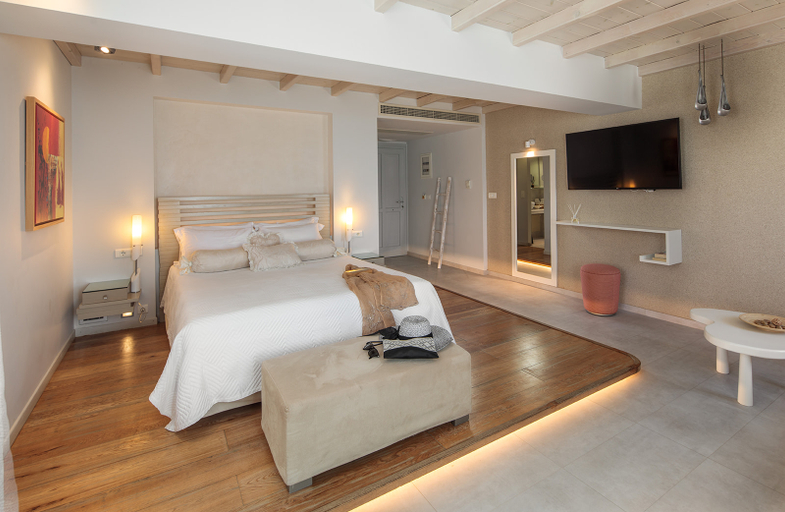 Bedroom 2, Iria Beach Art Hotel, South Aegean