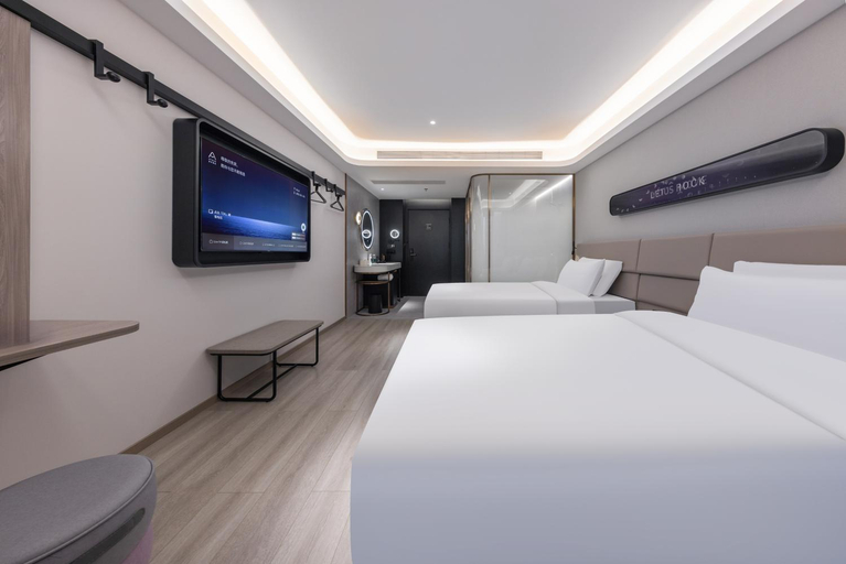 Bedroom 2, Atour Light Hotel Shenzhen Guanlan Sanyi Yundu, Shenzhen