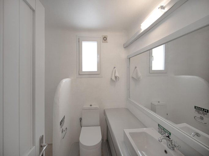 Bathroom 4, Villa in Mykonos with Sea View and Pool, South Aegean