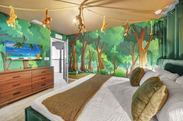 Room 2, 6 Bed 5 Bath Villa Pool&games Solara 2386salty 6 Bedroom Villa, Osceola