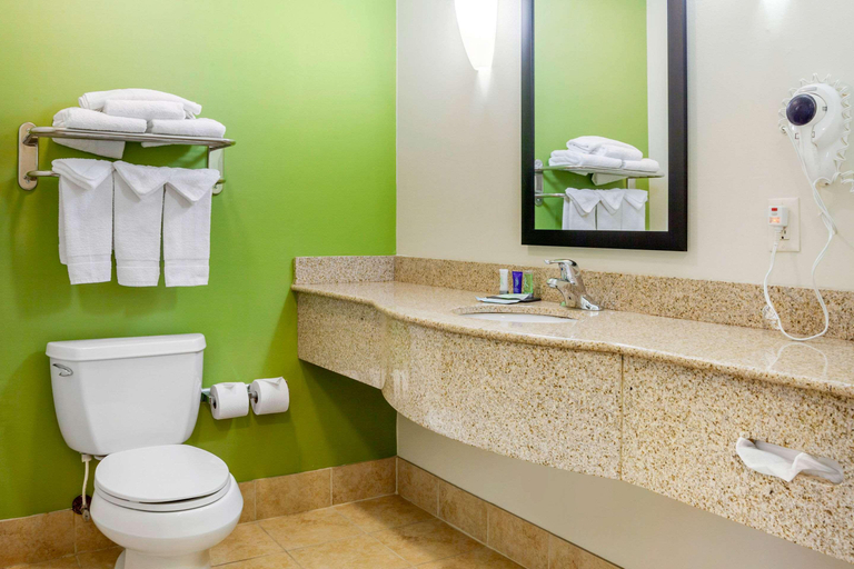 Bathroom 5, Sleep Inn & Suites Airport, Milwaukee