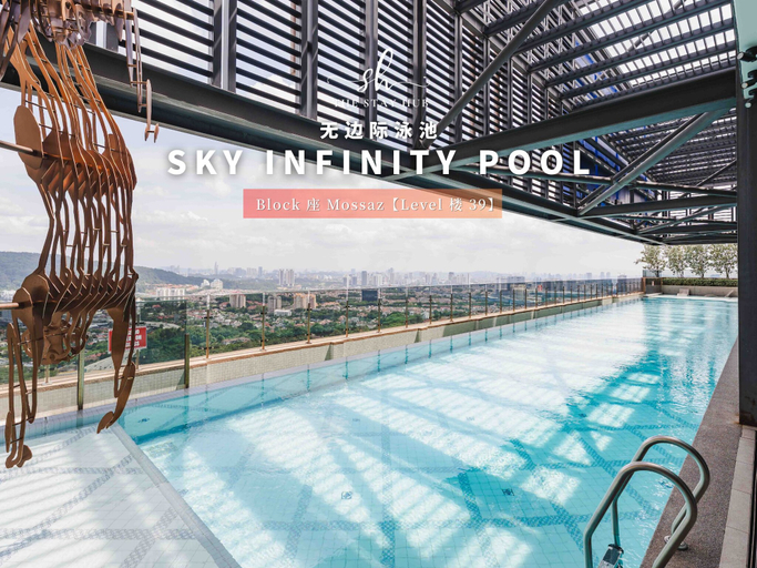 Infinity pool 4, Mossaz Luxe Suites by The Stay Hub, Petaling Jaya