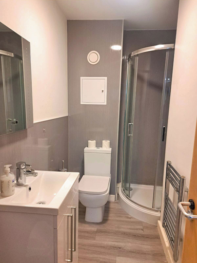Bathroom, Practical & Affordable 2 BR Flat in City Centre, Sheffield