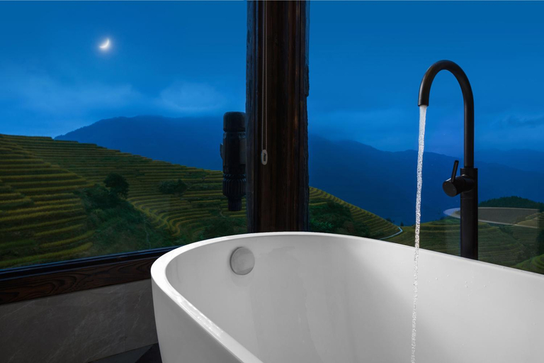 Bathroom, Longji B&B in Cloud, Guilin