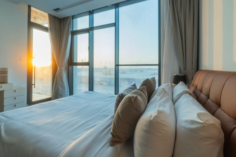 View from room 4, Impressive townhouse in Al Danah Bay, Ras Al Khaimah