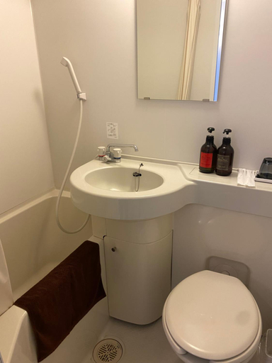 Bathroom, Omori Happy Smile Hotel-Self Check In, Ōta