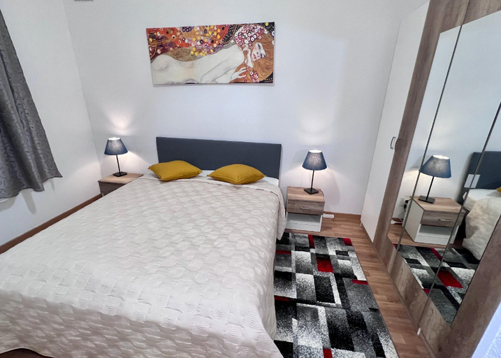 Bedroom 3, Ground Floor Apartment, Praha 3