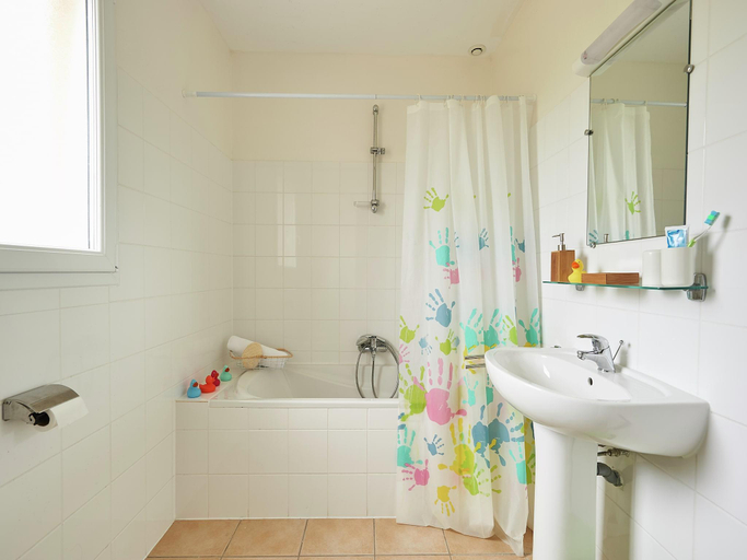 Bathroom 3, Luxe villa in Les Forges with BBQ Garden, Deux-Sèvres