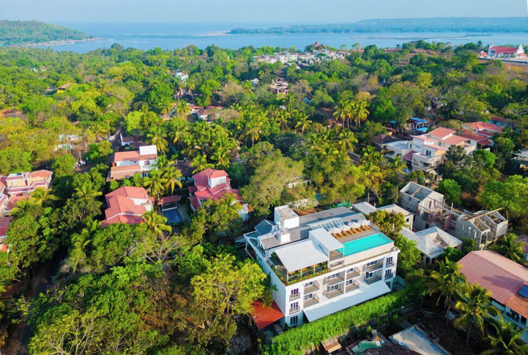 Aerial view, The Passport Hotel, North Goa