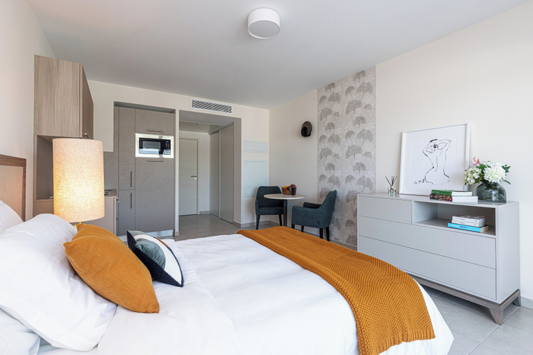 Bedroom 3, Résidence Seniors Marina Bay, Alpes-Maritimes