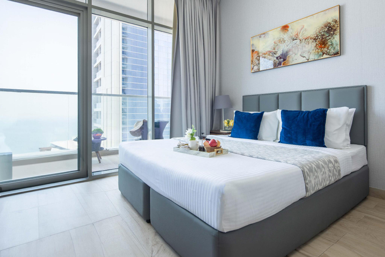 Bedroom 3, Stunning Studio in Dubai Marina, Dubai