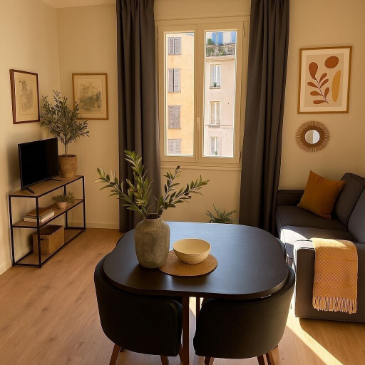 Living area, Le Petit Cardeur, Bouches-du-Rhône