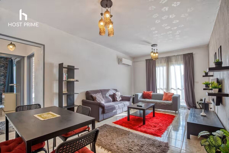 Living area 3, 2Beds Apartment in Rehab City, New Cairo 2