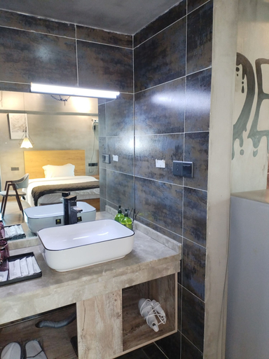 Bathroom sink 2, Chongqing Justom Serviced Apartment 23, Chongqing