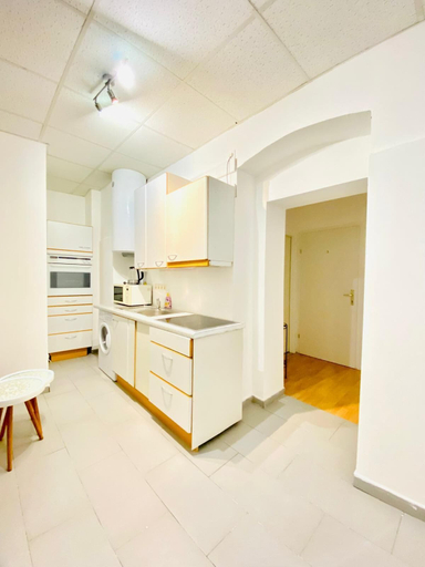 Private kitchen 4, Cozy 3 Bedroom Apartment in Quiet Area, Wien