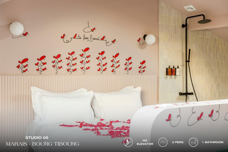 Bedroom 2, Beauquartier - Marais Bourg Tibourg, Paris