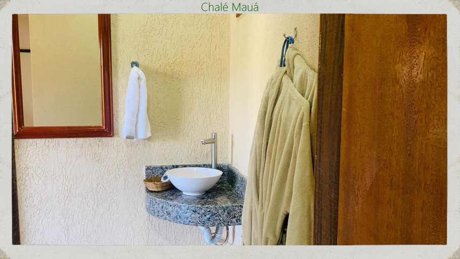 Bathroom 2, Chales Silvia Gato, Bocaina de Minas