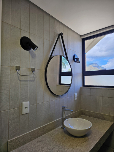 Bathroom, HG Studio Hotel, Governador Valadares