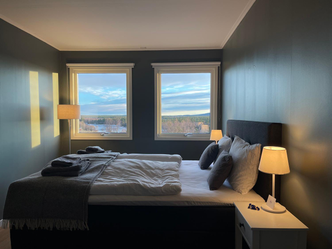 Bedroom 4, ÁILU - Arctic Hotel Apartments, Kiruna