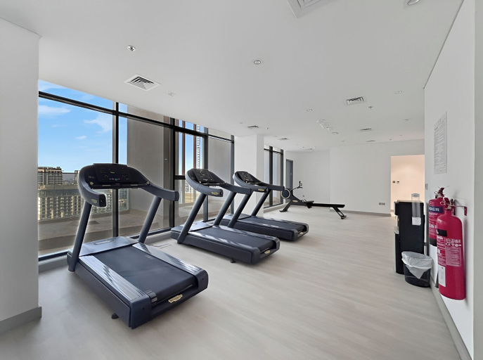 Gym 3, Bright Modern Studio in Meydan, Dubai