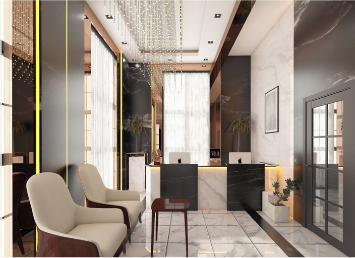 Reception, Sierra Bay Hotel, Western Urban
