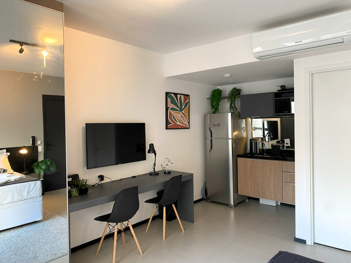Room 2, Moderno com AC academia 24h e rooftop, São Paulo