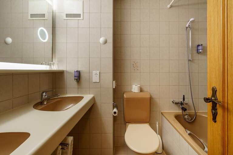 Bathroom, Hotel Alpenroyal, Visp