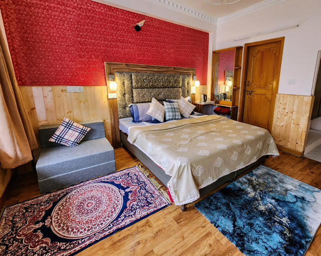 Bedroom 3, The Bougainvillea, Mcleodganj, Kangra