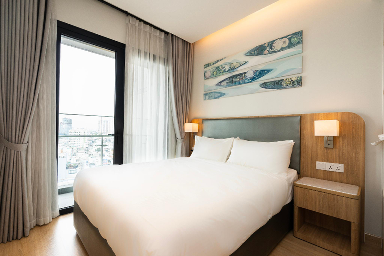Bedroom 2, Zenity 3BR Condo: Luxury and Comfort in Quận 1, District 1