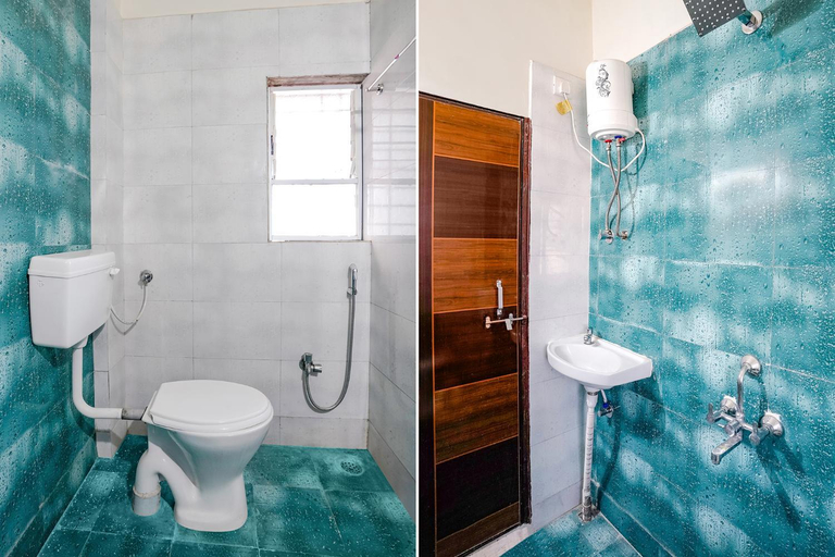 Bathroom 3, FabExpress Chaitanya Inn, Pune