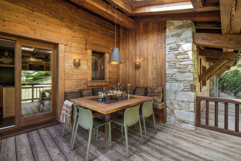 Outdoor dining 2, Chalet Blaye, Haute-Savoie