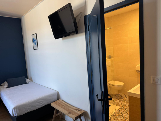 Bedroom 2, Hotel de la Poste - Piriac-sur-mer, Loire-Atlantique