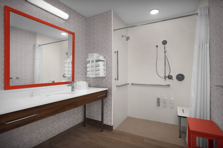 Bathroom 4, Hampton Inn & Suites by Hilton Wheat Ridge Denver West, Jefferson