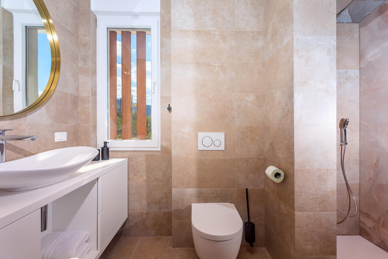 Bathroom 4, Luxurius Villa Aria with heated 45sqm pool, jacuzzi and seaview, Kaštela