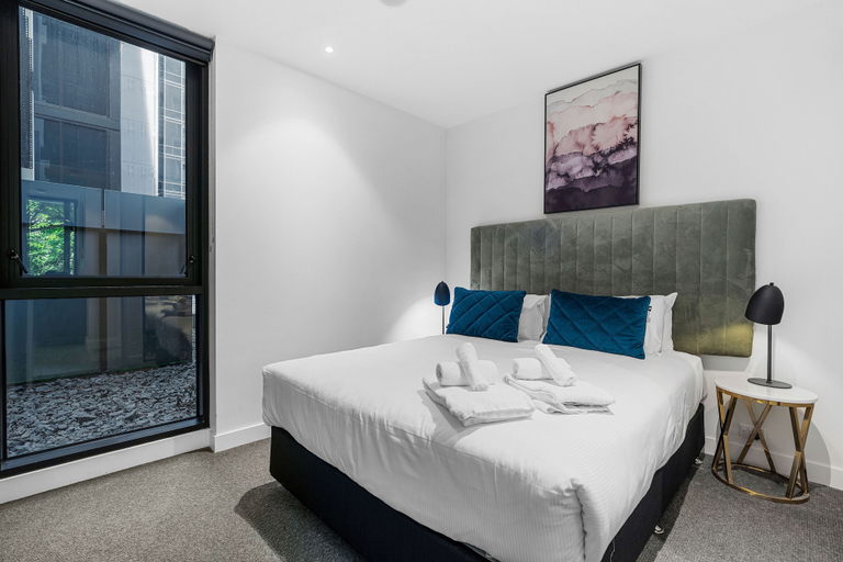 Bedroom 3, The Eminence Apartments by CLLIX, Melbourne