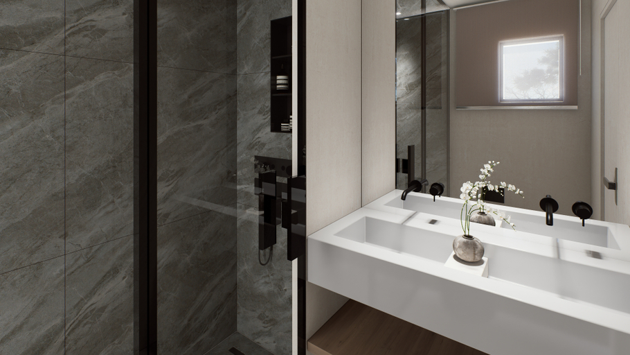 Bathroom 5, Filoxenia Hotel Tsilivi, Ionian Islands