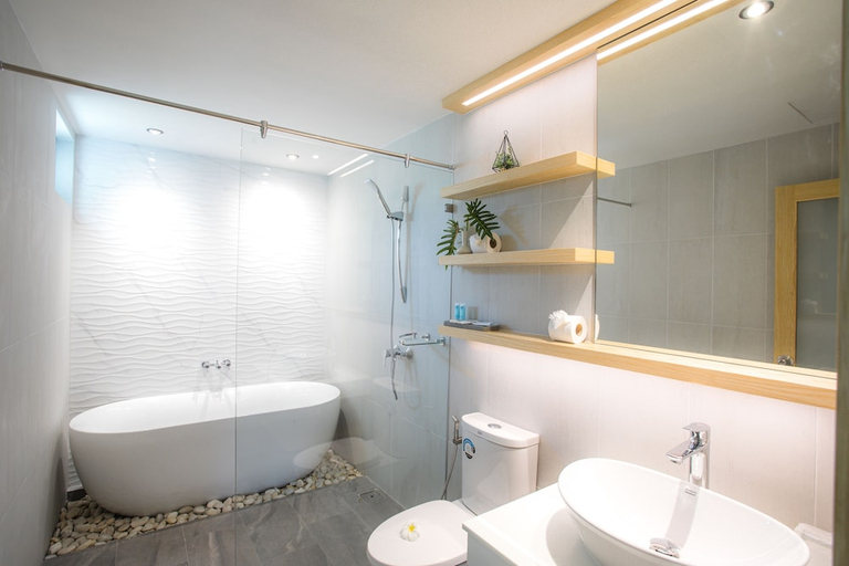 Bathroom 5, BLU PINE Villa & Pool Access, Phuket Island