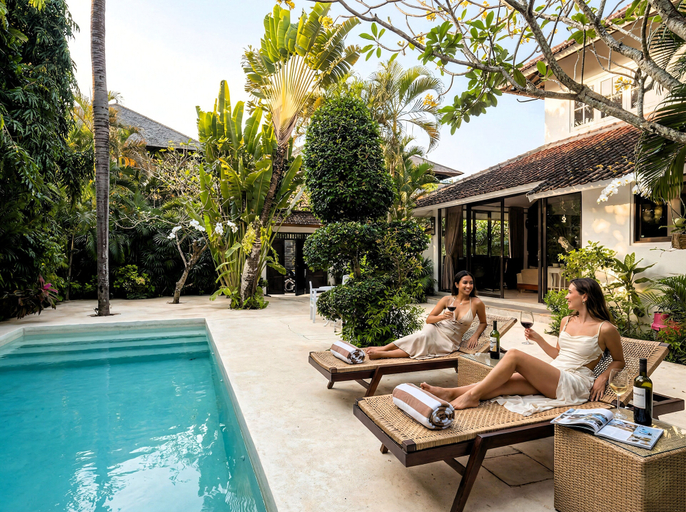 Room 3, White Orchid Villa Seminyak, Badung