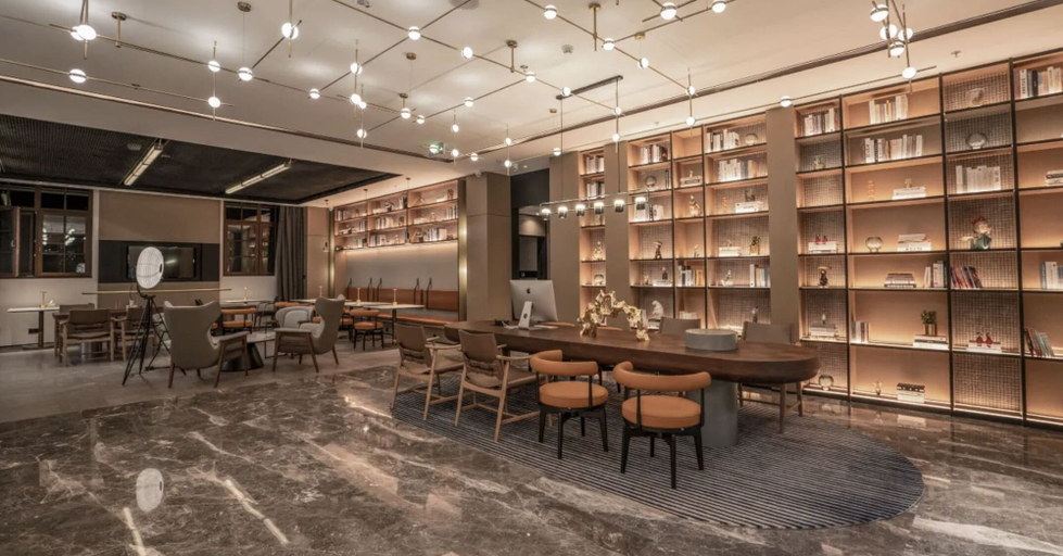 Lobby sitting area, Wanda Moments Changzhi, Changzhi
