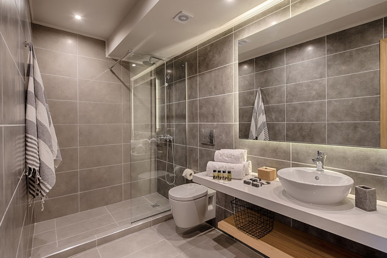 Bathroom 4, Villa Di Mare Luxury Suites, South Aegean