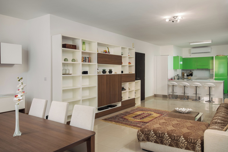 Living area, Luxury 3 BR Apartment - heart of Sliema