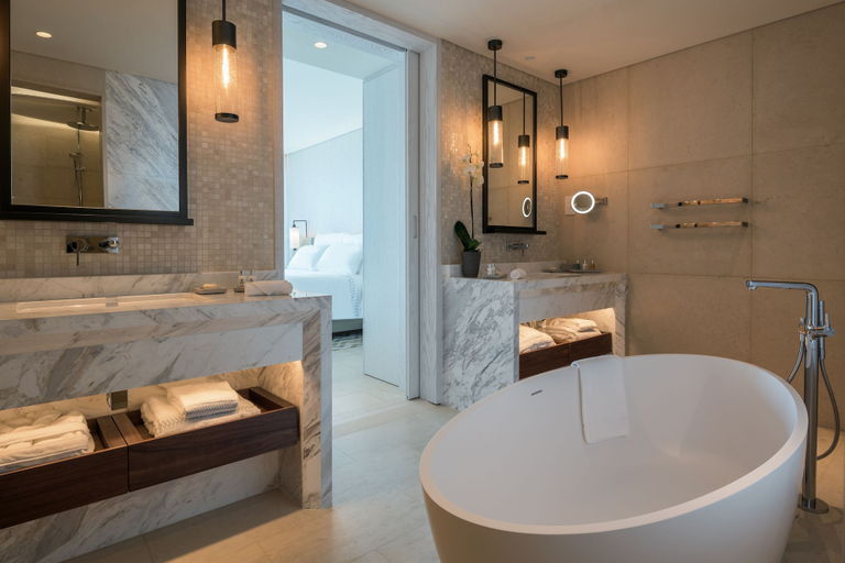 Bathroom 5, Amara Hotel