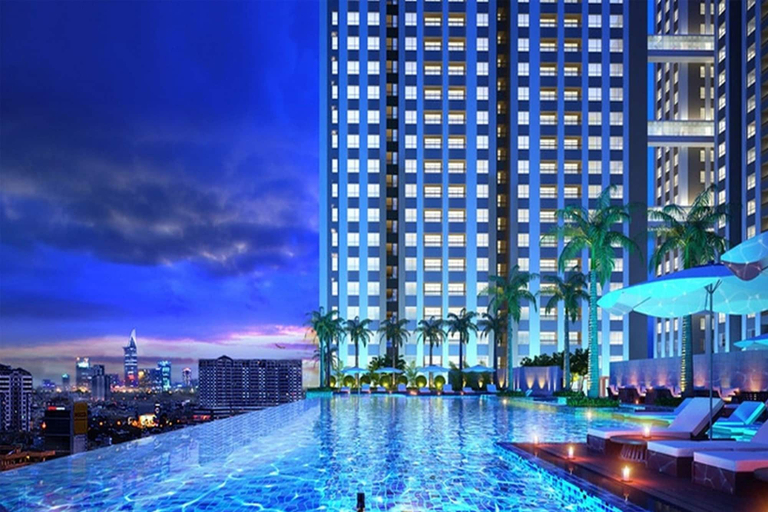 View from room 4, Kotrip Luxstay River Gate Residence, District 4